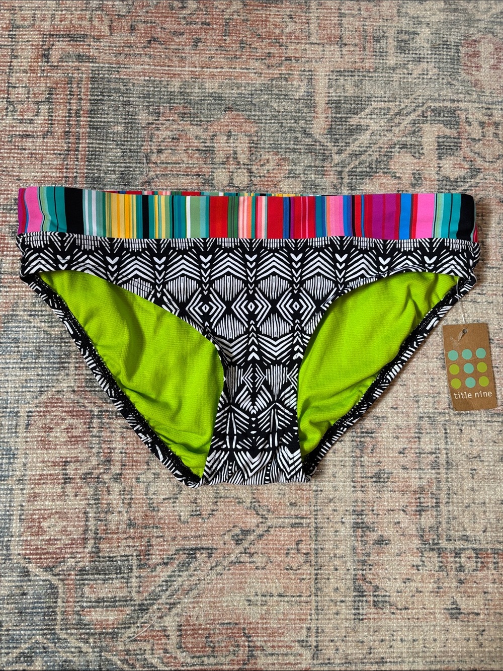 Title Nine Lehua Swim Bottom Size Small